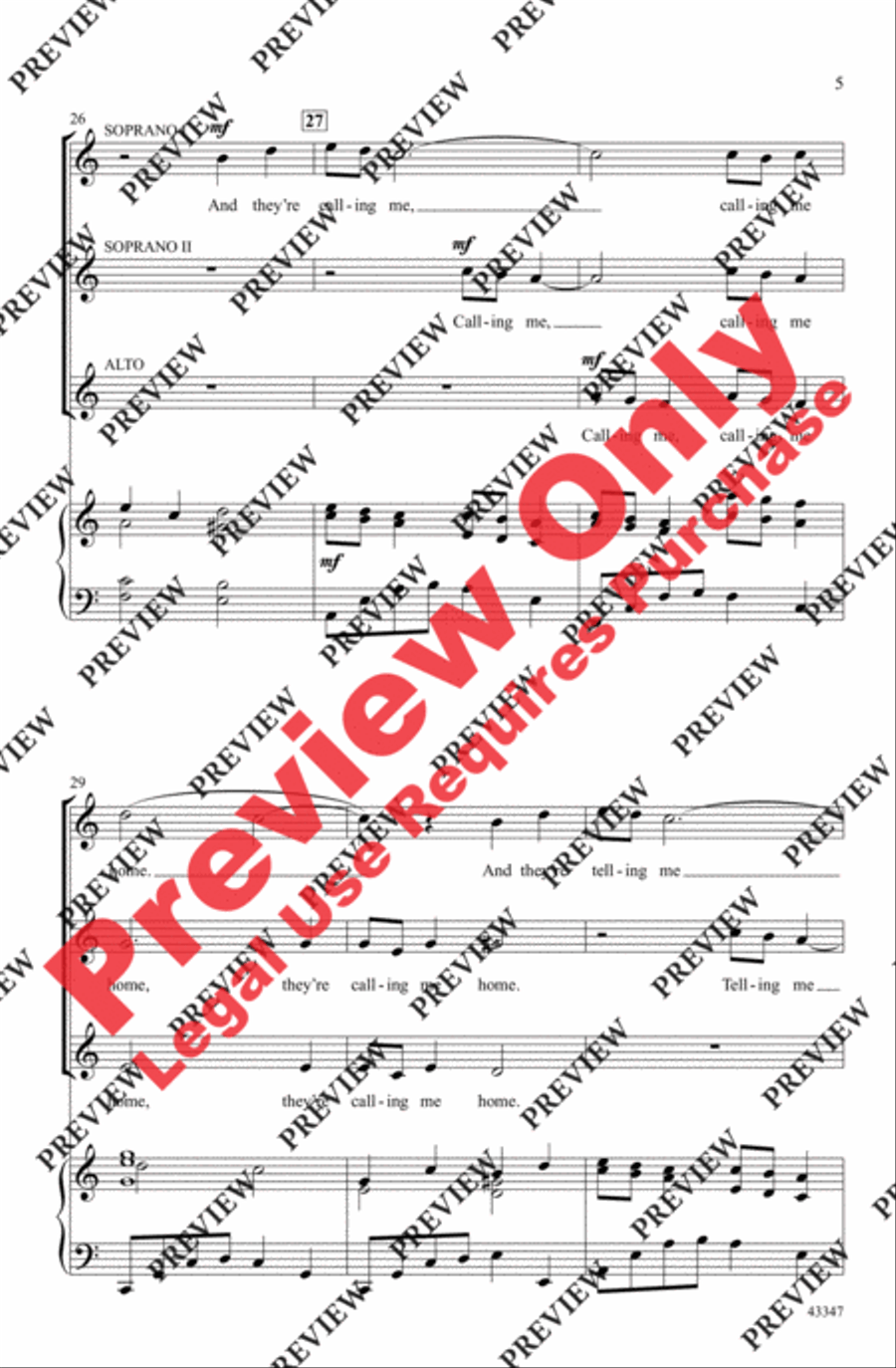 In the Dark of Midnight In the Dark of Midnight Women's Choir scores gallery preview page 5