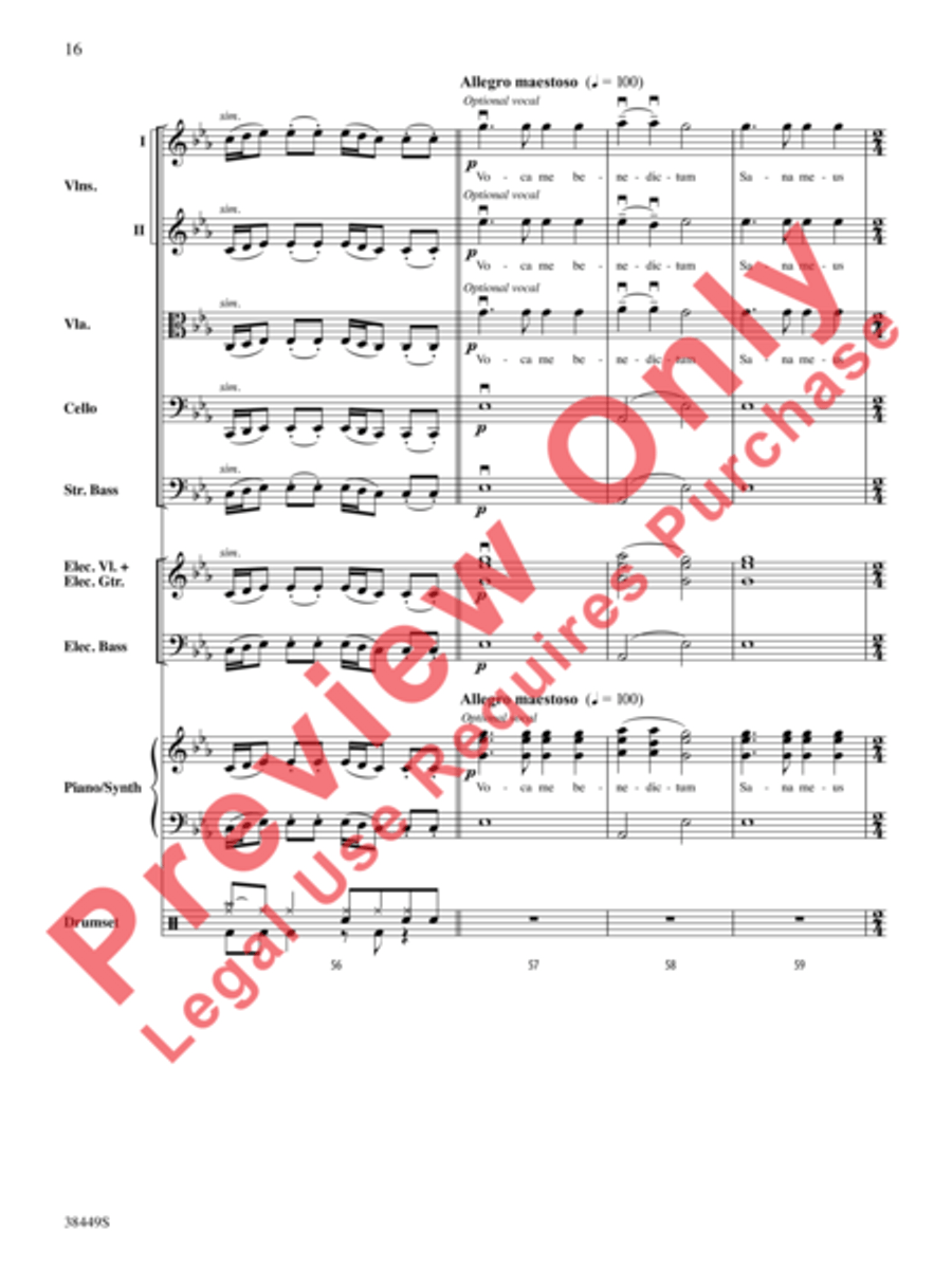 Requiem (The Fifth) String Orchestra scores gallery preview page 17
