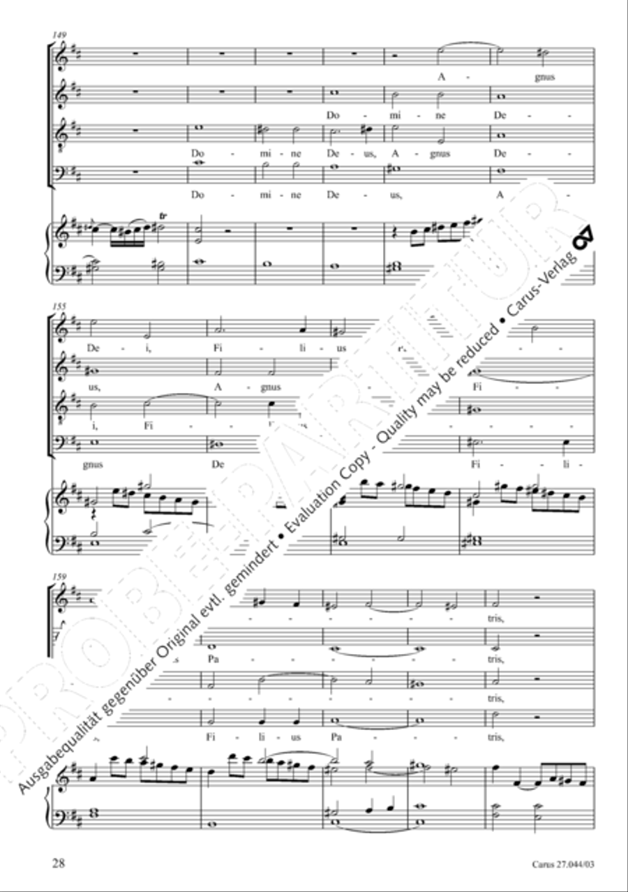 Messa per il Santissimo Natale 4-Part scores gallery preview page 29