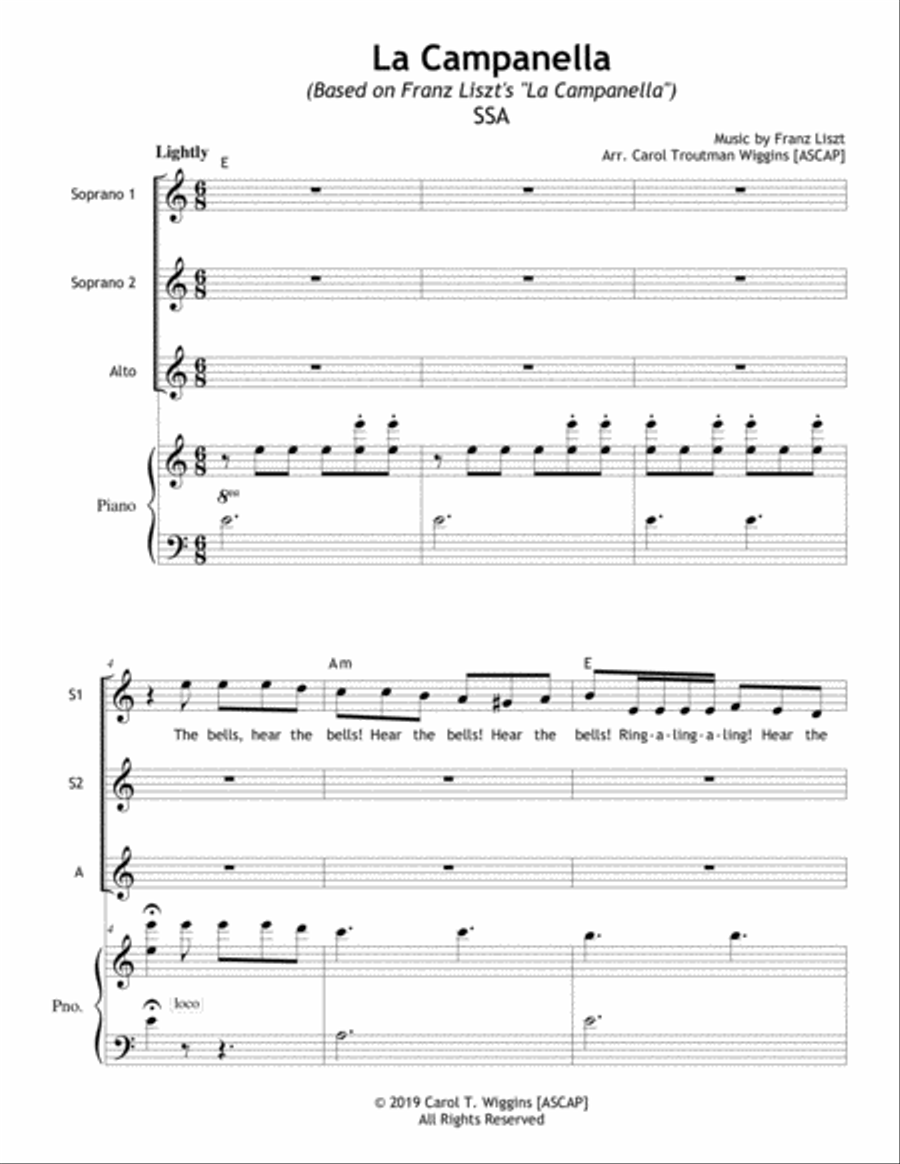 La Campanella (Based on Franz Liszt's 