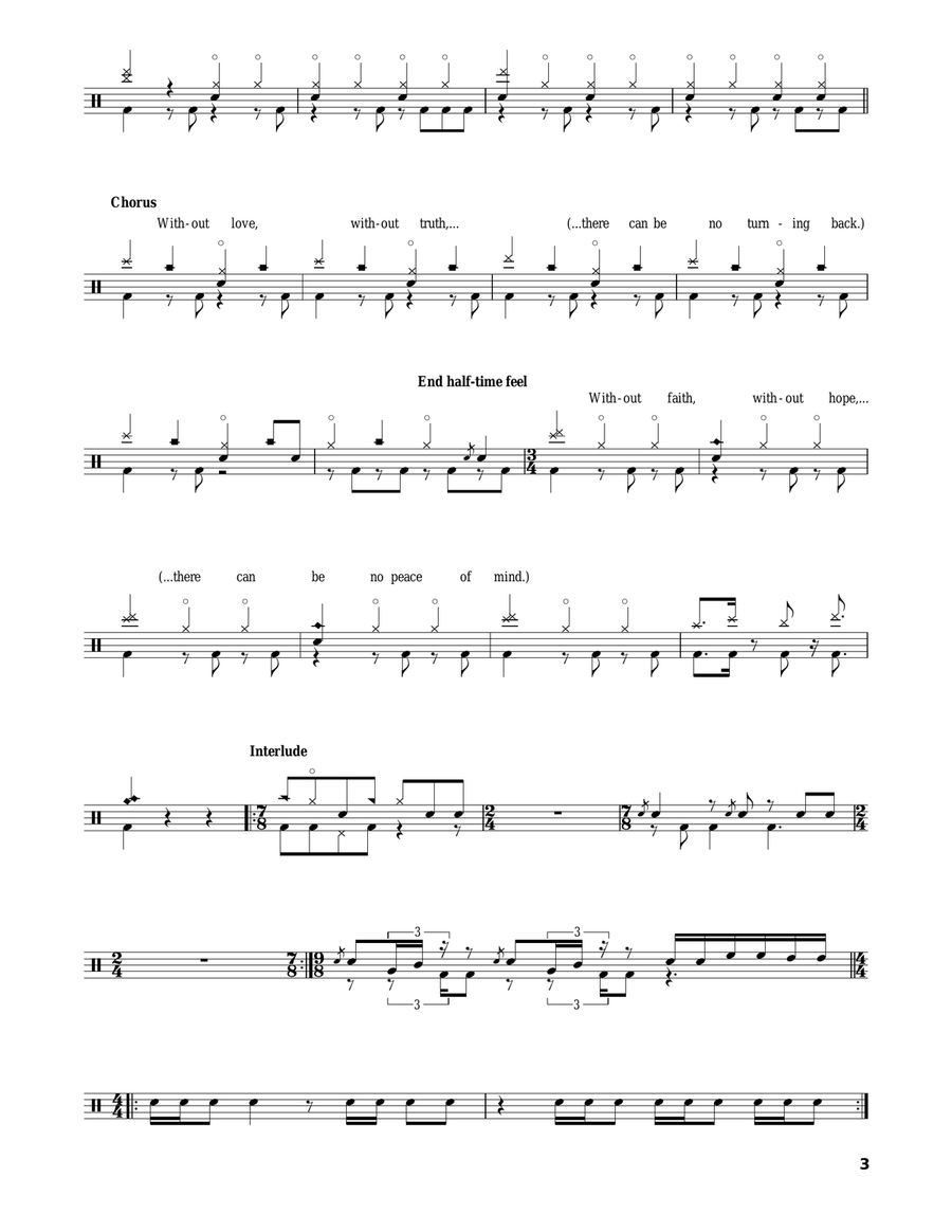 Fatal Tragedy Drum Set scores gallery preview page 3