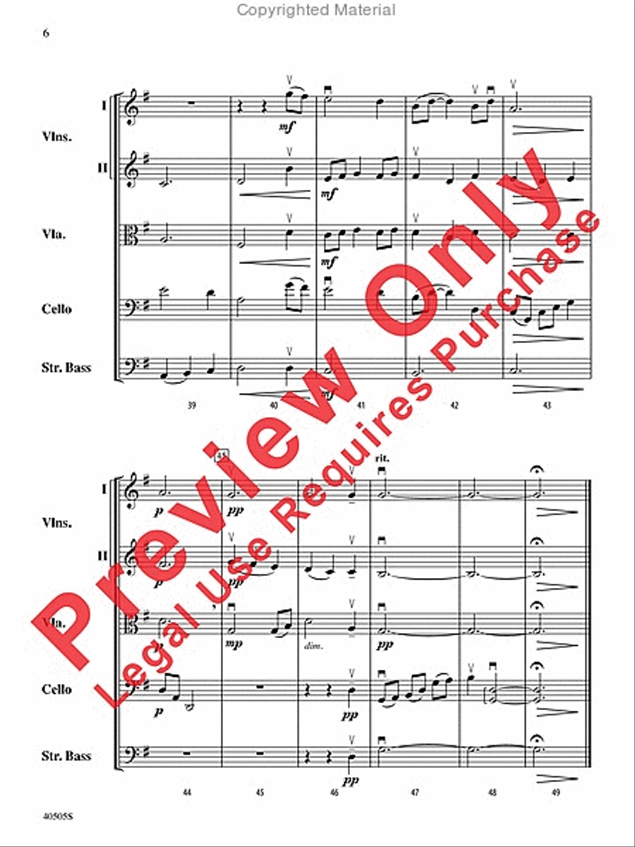 A Fiddler's Fancy String Orchestra scores gallery preview page 6