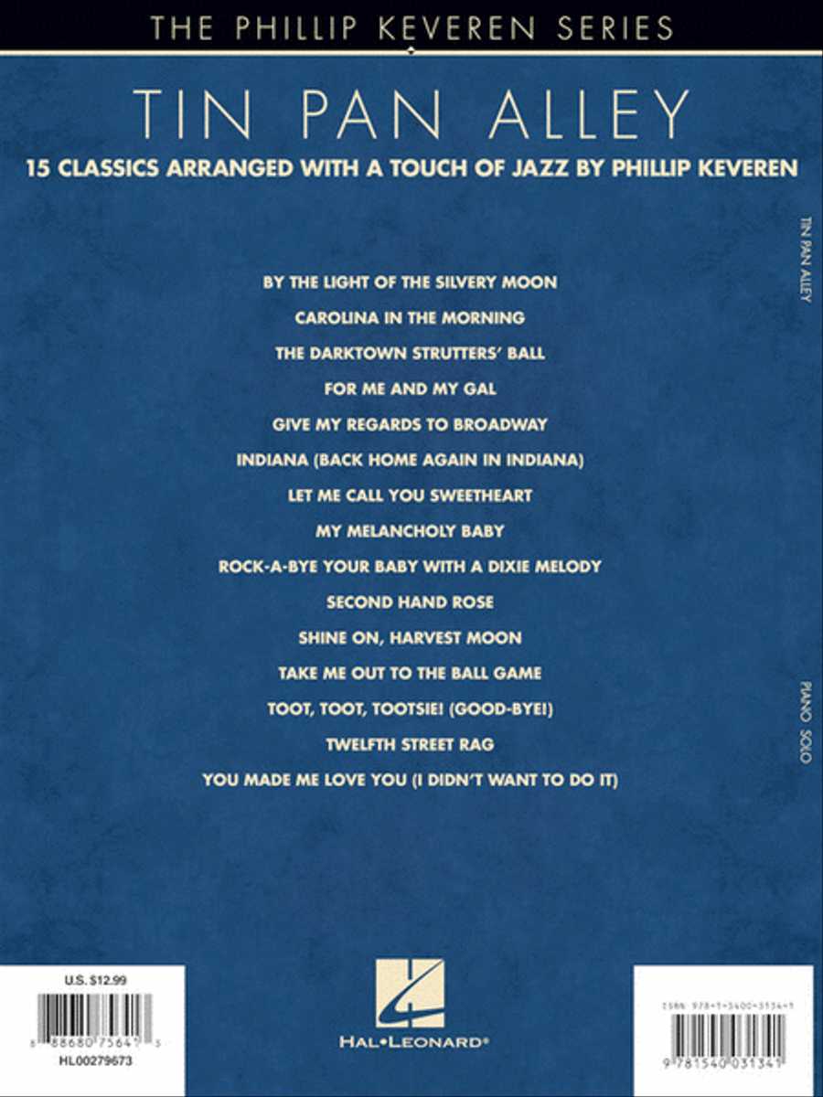 Tin Pan Alley Piano Solo scores gallery preview page 6