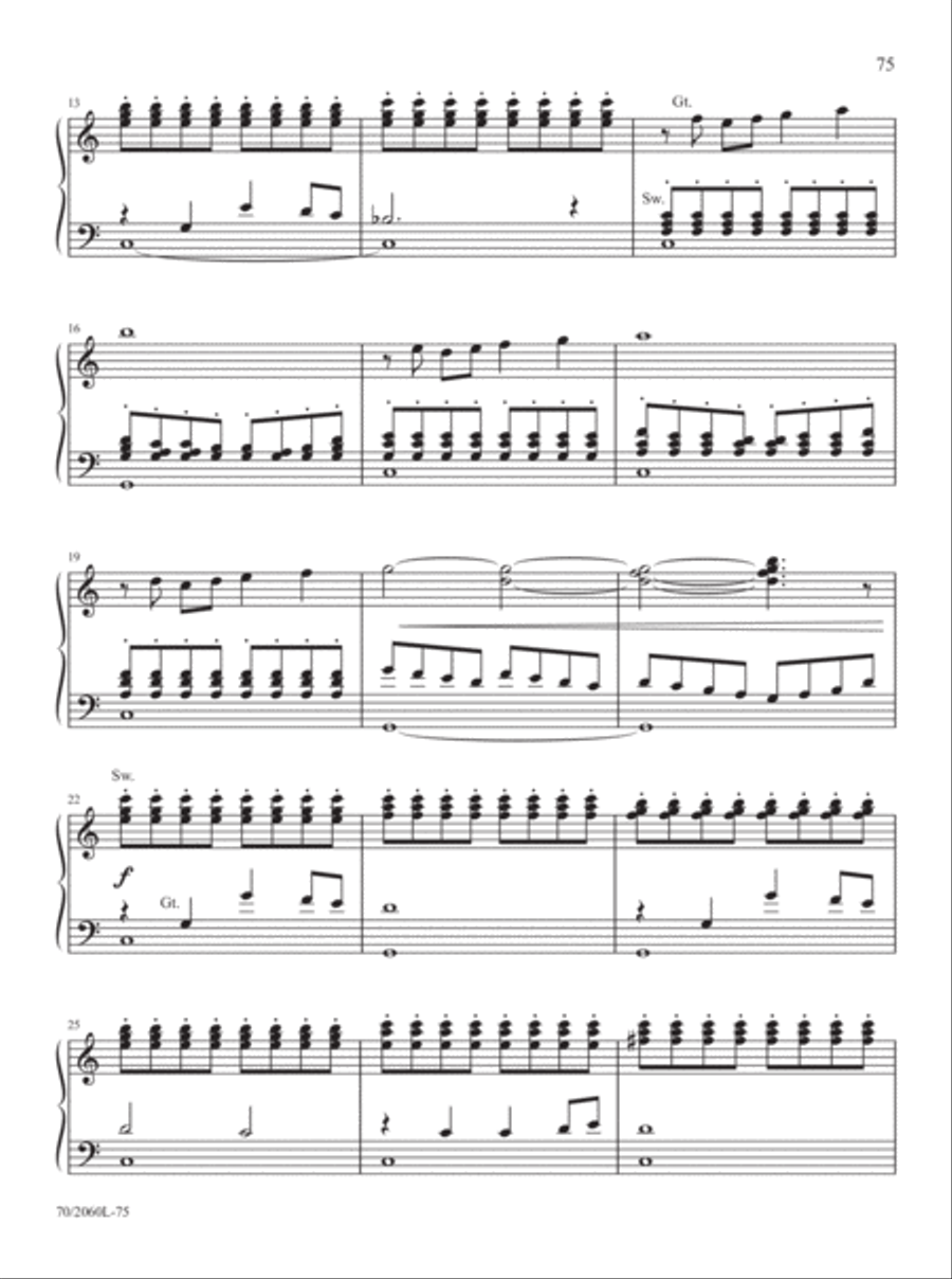 Easy Organ Library, Vol. 62 Organ Solo scores gallery preview page 44