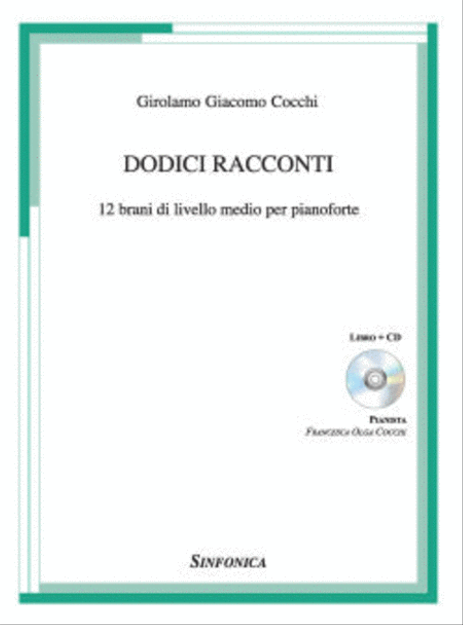 Dodici Racconti Piano Solo scores gallery preview page 1