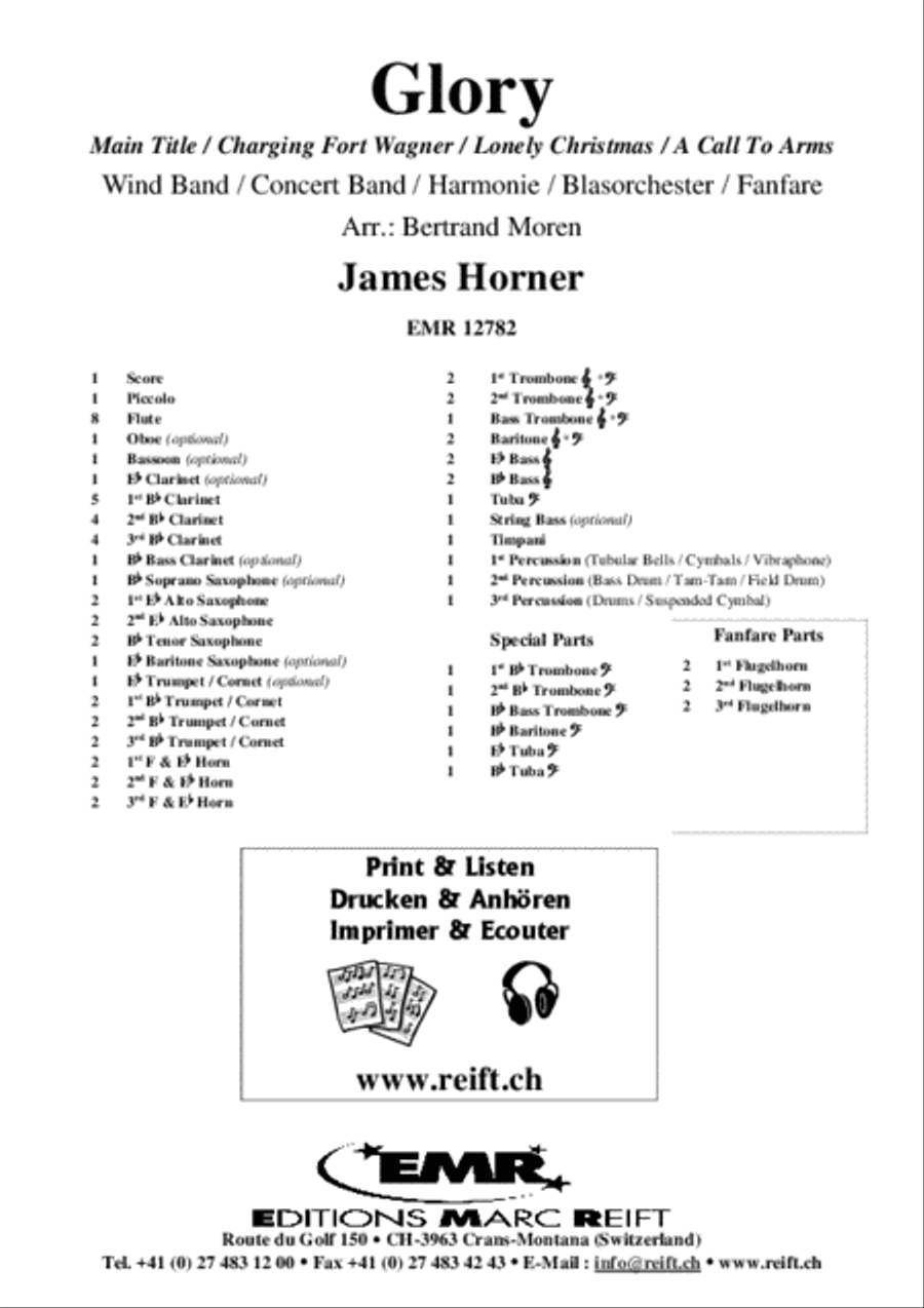 Glory Concert Band scores gallery preview page 2
