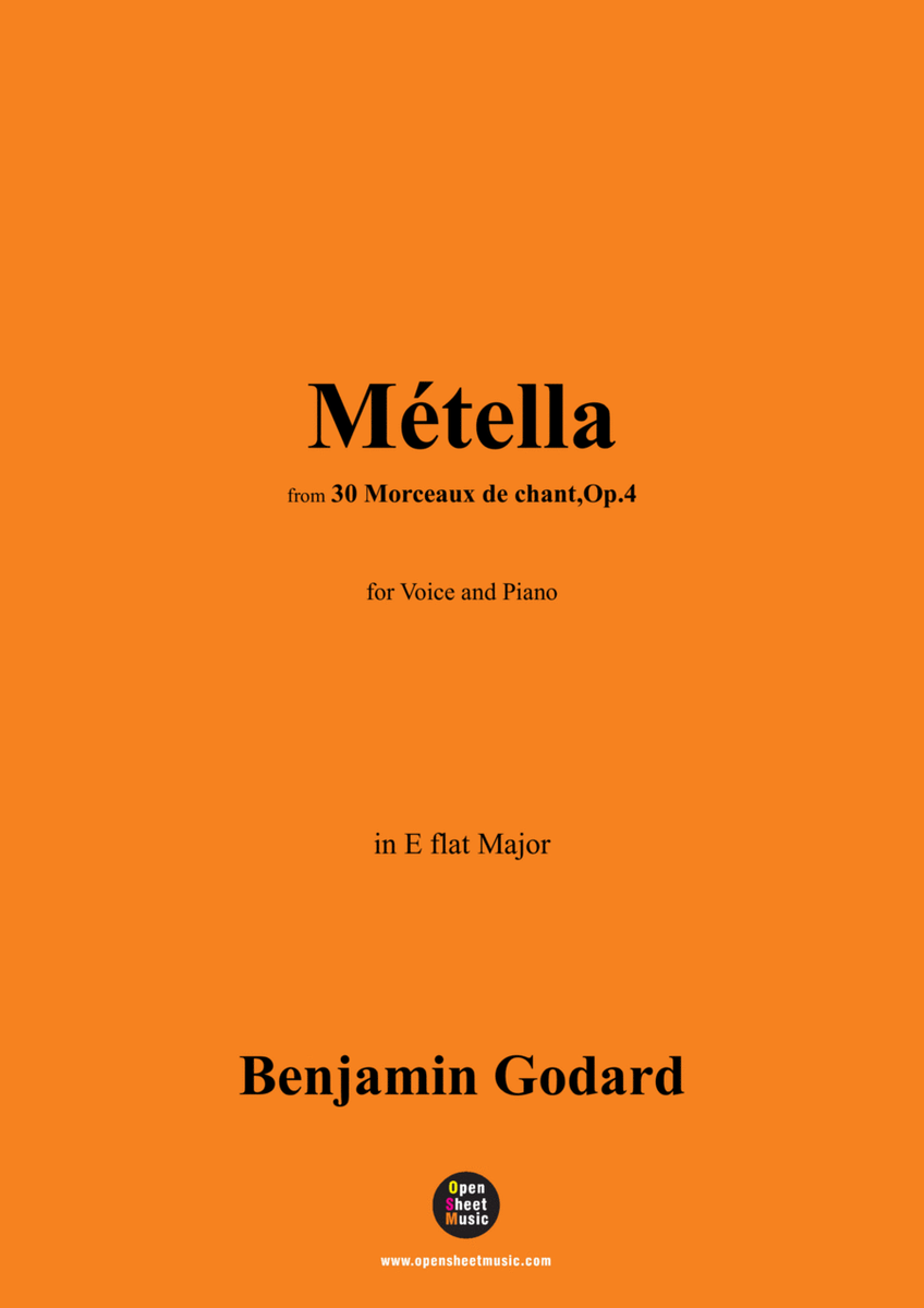 B. Godard-Métella,Op.4 No.4,in E flat Major