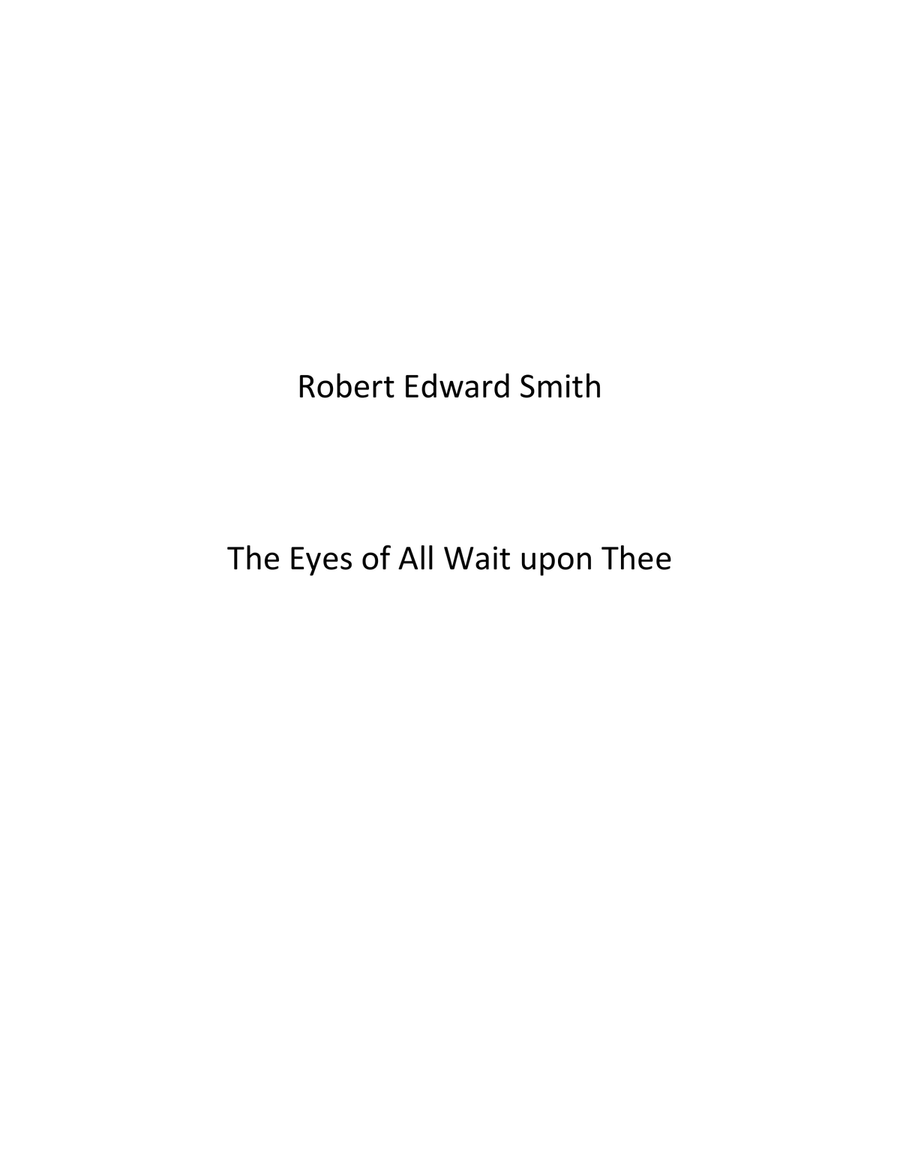 The Eyes of All Wait upon Thee SSA scores gallery preview page 1