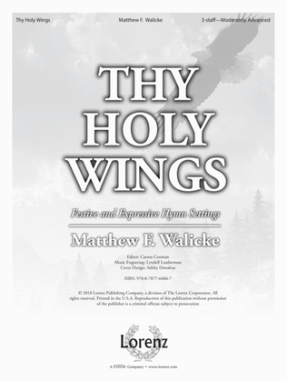 Book cover for Thy Holy Wings