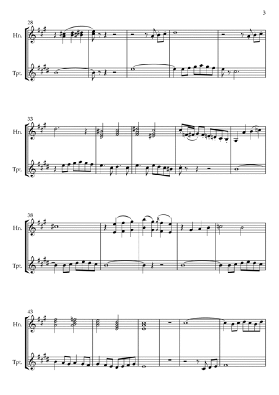 Life Is Beautiful (la Vita E Bella) Brass Duet scores gallery preview page 3