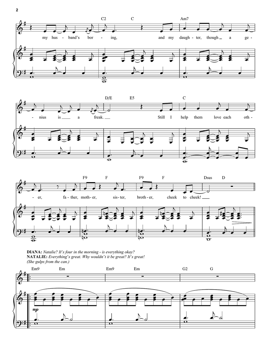 Just Another Day (from Next to Normal) Voice scores gallery preview page 2