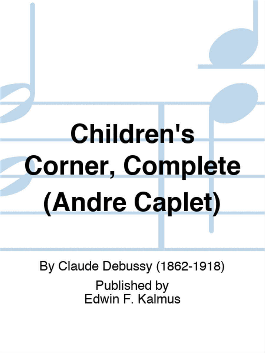Children's Corner, Complete (Andre Caplet) Set of Parts scores gallery preview page 1