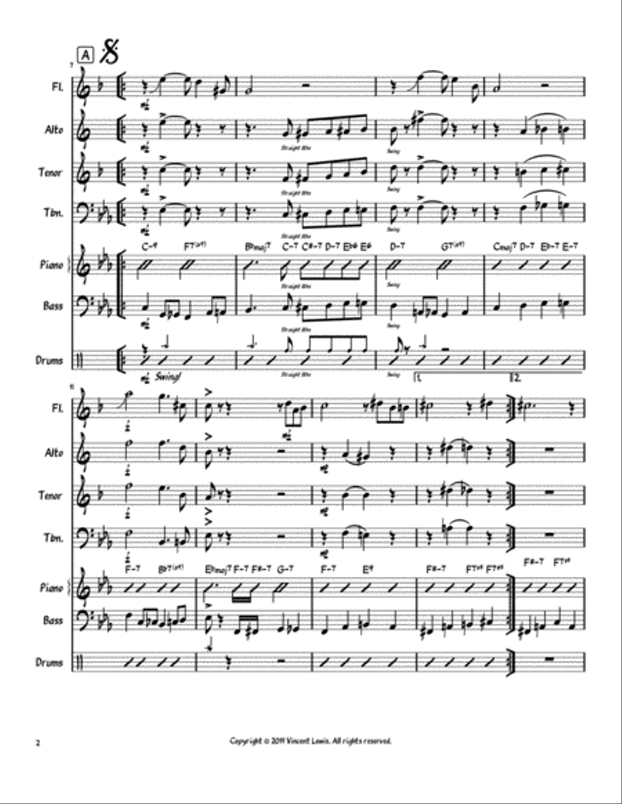 Ruby, My Dear Small Ensemble scores gallery preview page 2