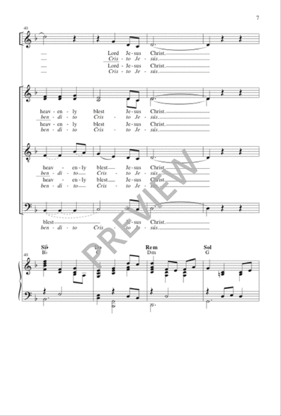 Alegre Luz 4-Part scores gallery preview page 7