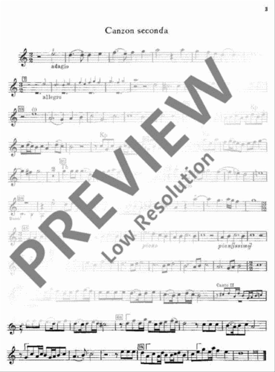 Canzoni a due canti col basso continuo Basso Continuo scores gallery preview page 4