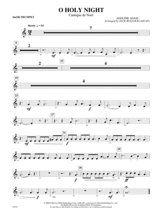 O Holy Night (Cantique de Noel): 2nd B-flat Trumpet