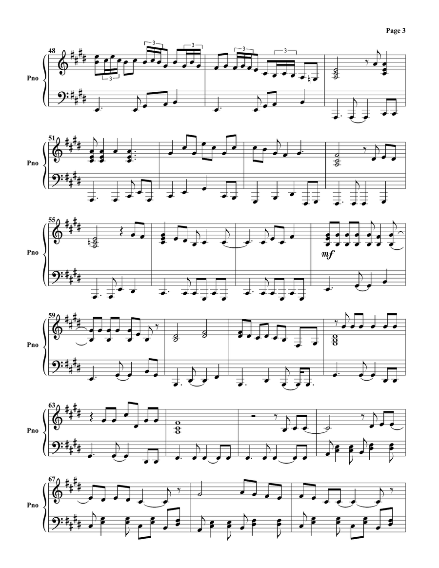 Lady Writer Piano Solo scores gallery preview page 3
