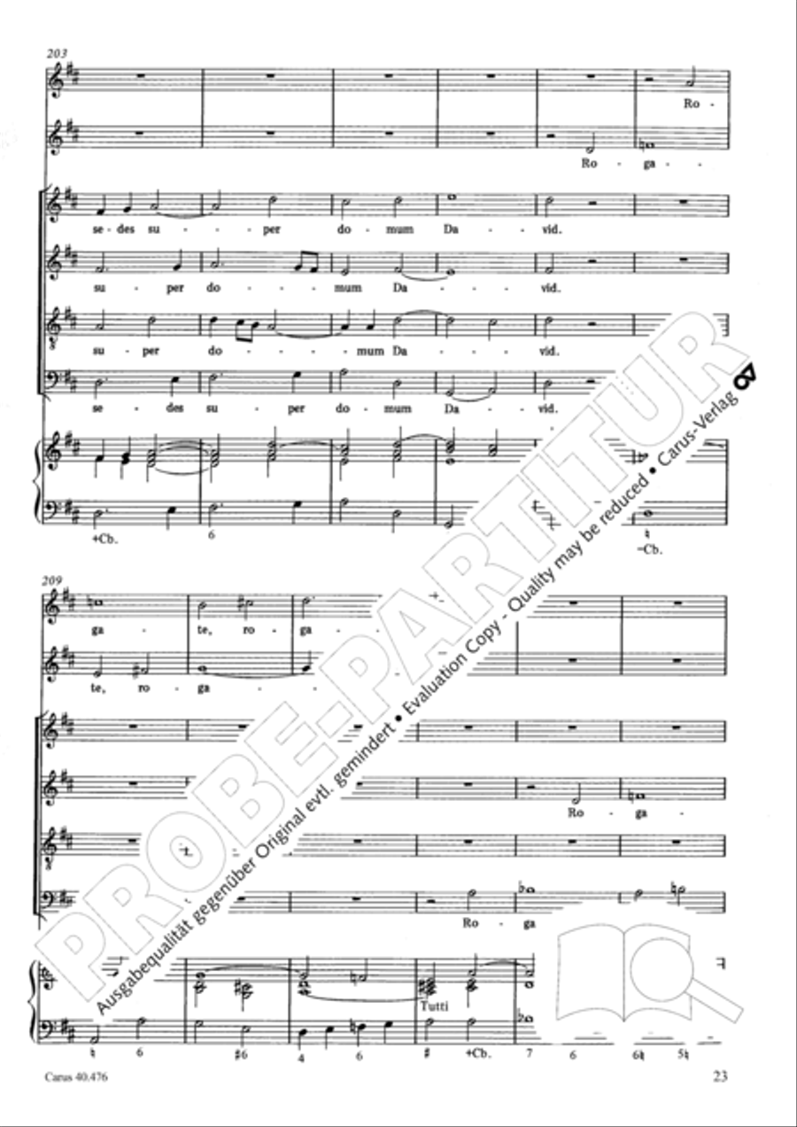 Psalm 121 (Laetatus sum) SA scores gallery preview page 24