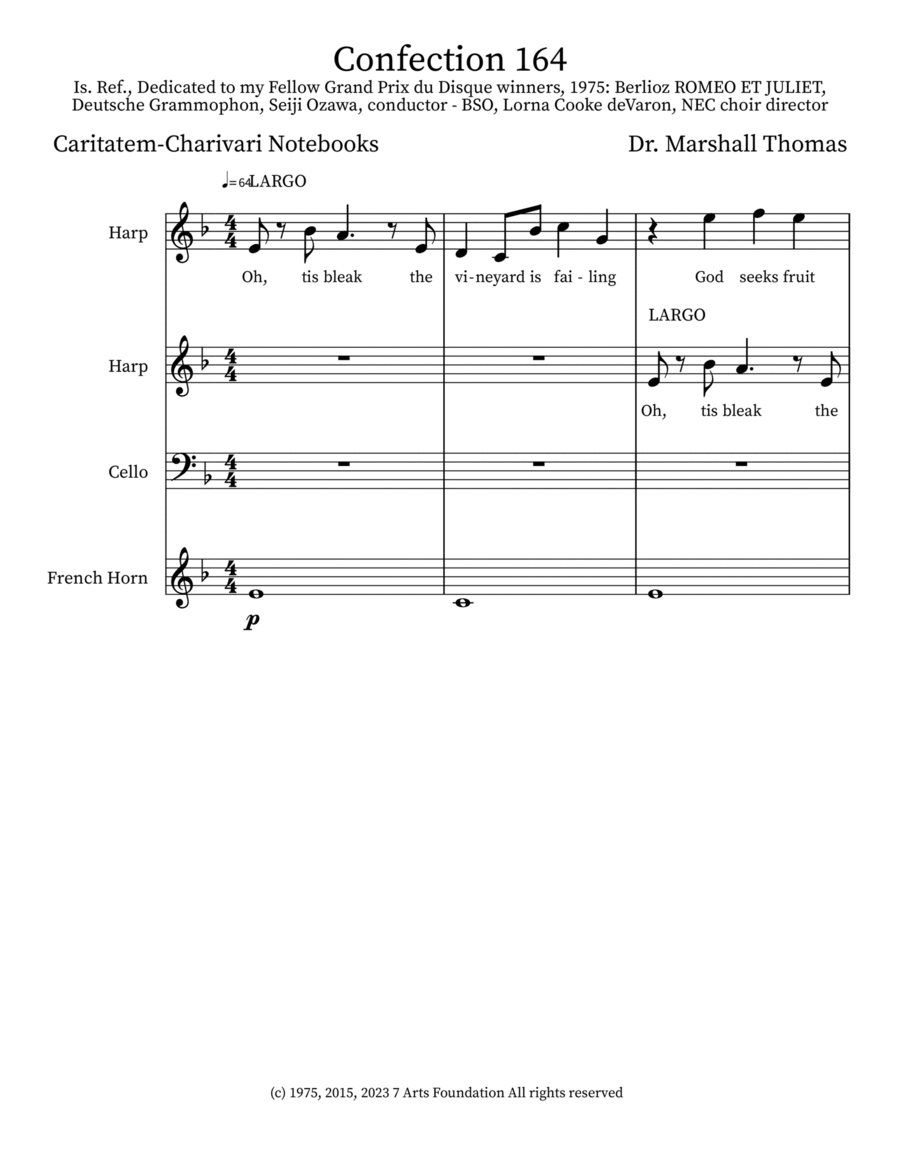 Confection 164 Horn scores gallery preview page 1