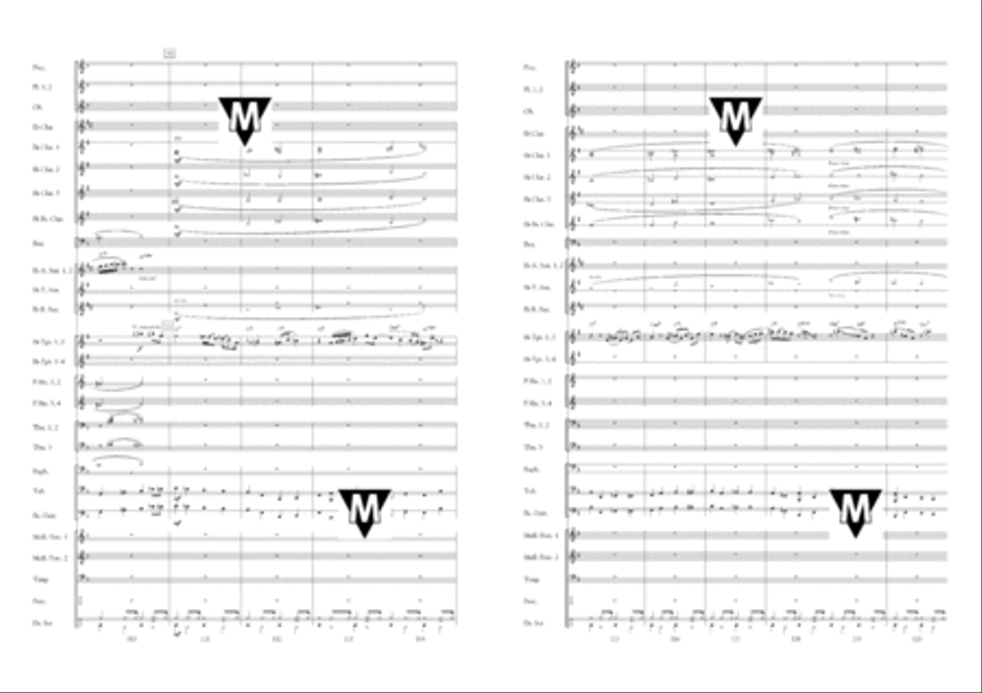 Blue Rondo a la Turk Concert Band scores gallery preview page 12