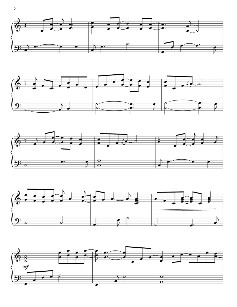 Tiny Dancer Piano Solo scores gallery preview page 2