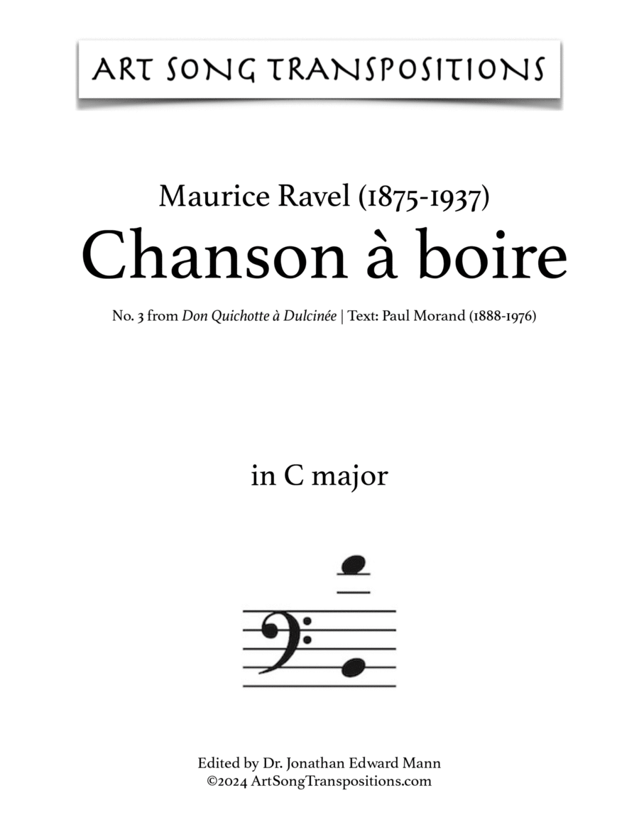 Chanson Romanesque Chanson Romanesque Voice scores gallery preview page 1