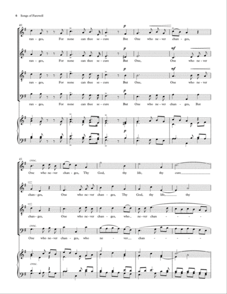 Songs of Farewell Songs of Farewell Divisi scores gallery preview page 7