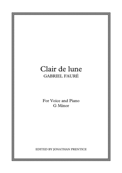 Clair de lune (G Minor) image number null