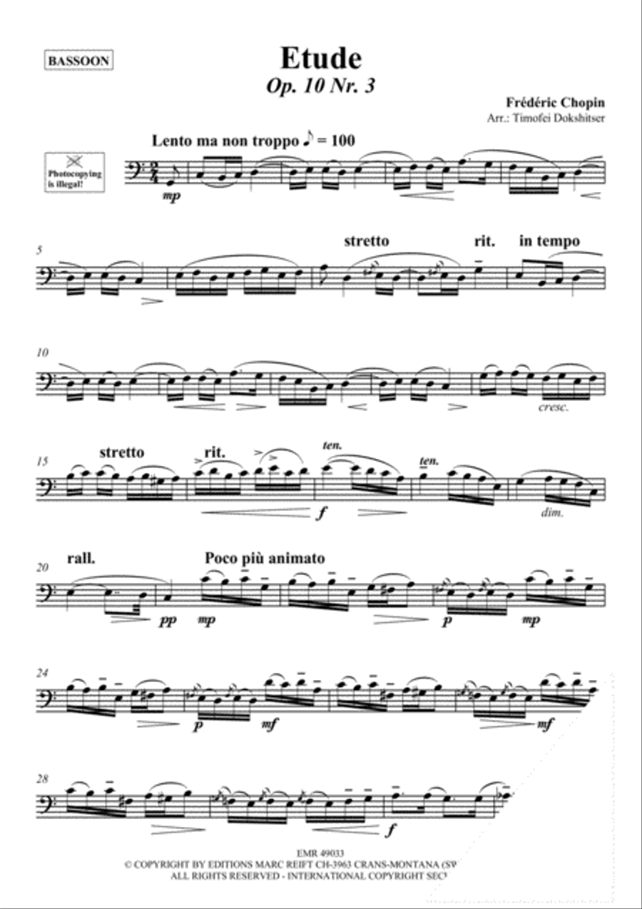 Etude Bassoon Solo scores gallery preview page 3