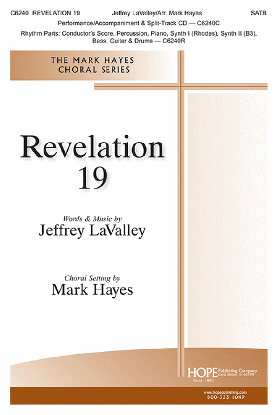 Revelation 19 4-Part scores gallery preview page 1