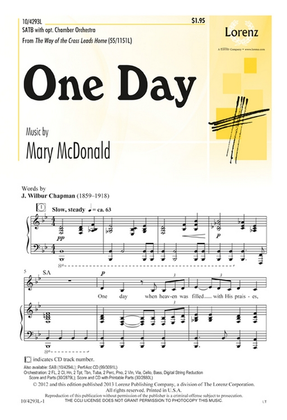 Book cover for One Day