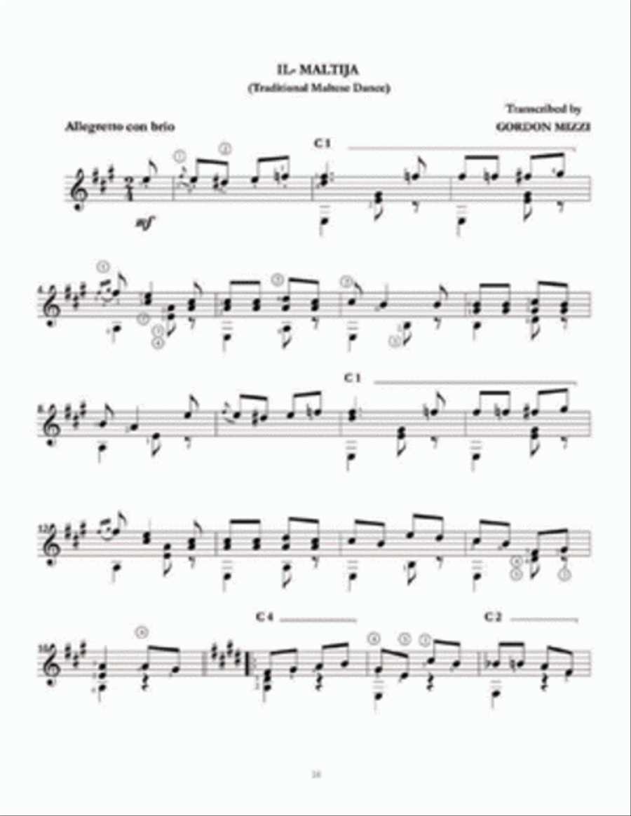 Saints and Fireworks: The Music of Gordon Mizzi, Volume Two Acoustic Guitar scores gallery preview page 2