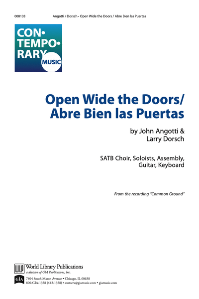 Open Wide the Doors / Abre Bien las Puertas