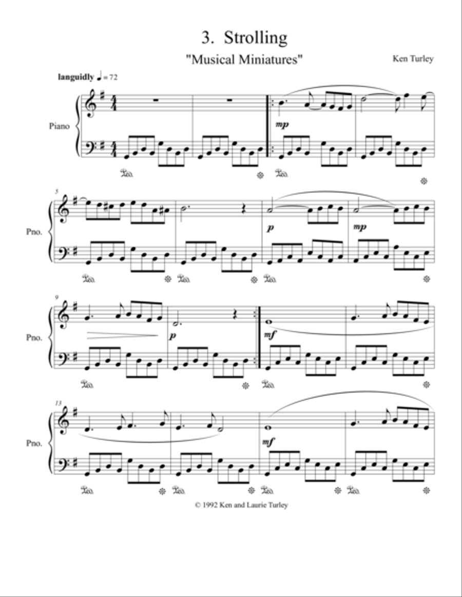 Musical Miniatures 3. 