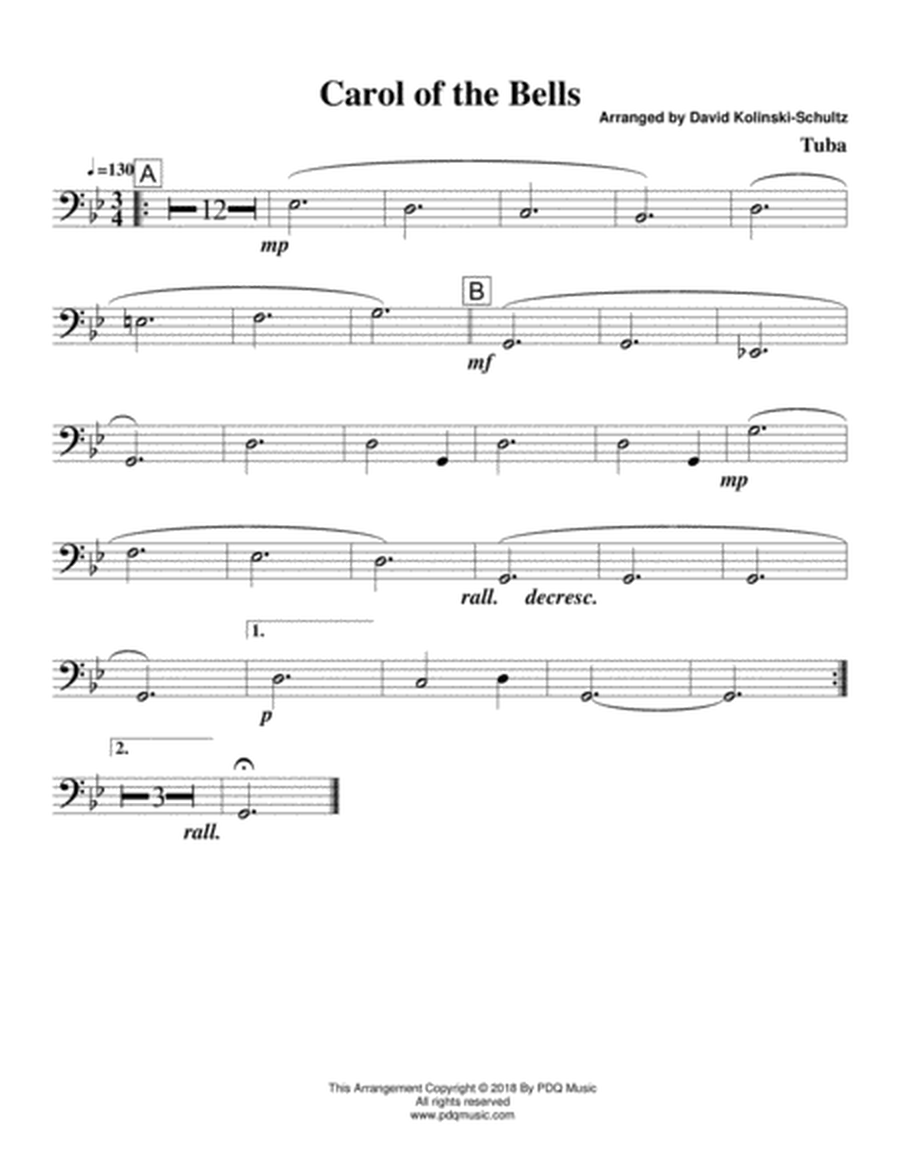 The Christmas Collection for Brass Quintet (Tuba) image number null