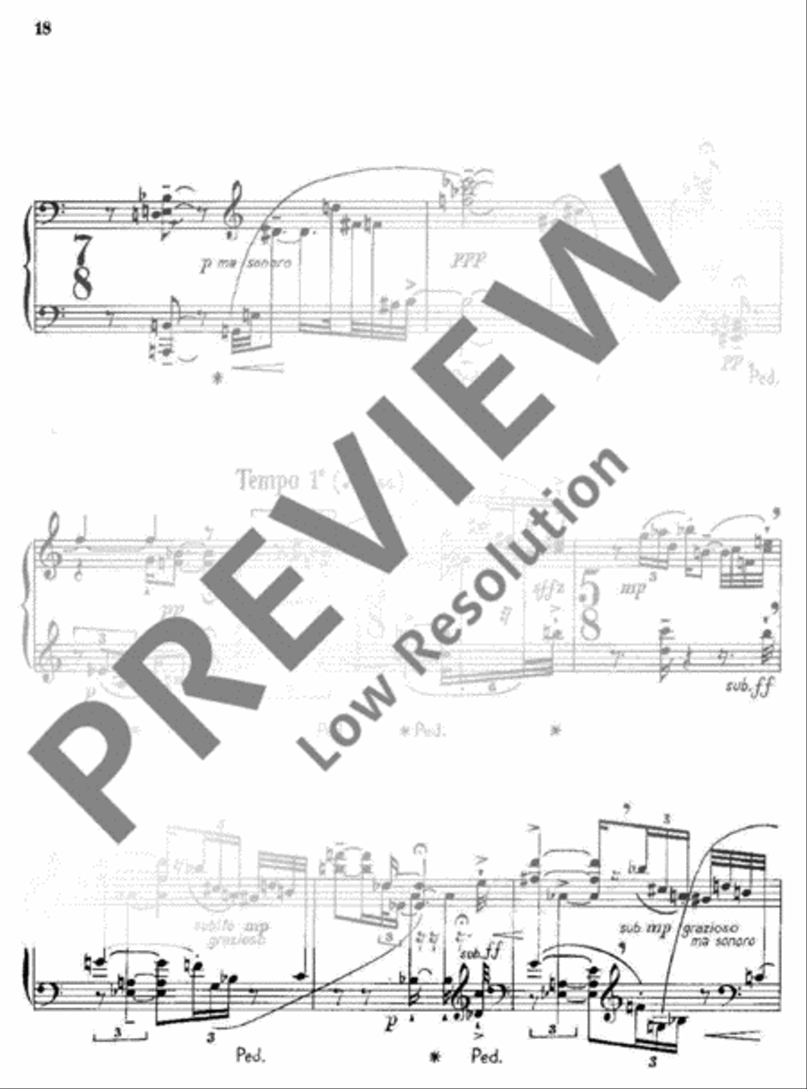 Sonata No. 1 Sonata No. 1 Piano Solo scores gallery preview page 19