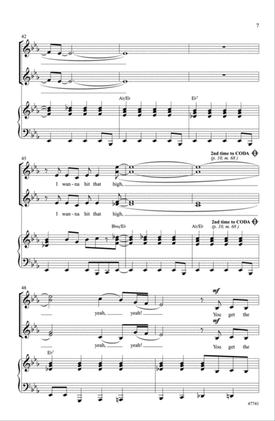 Wake Me Up Before You Go-Go Choir scores gallery preview page 6
