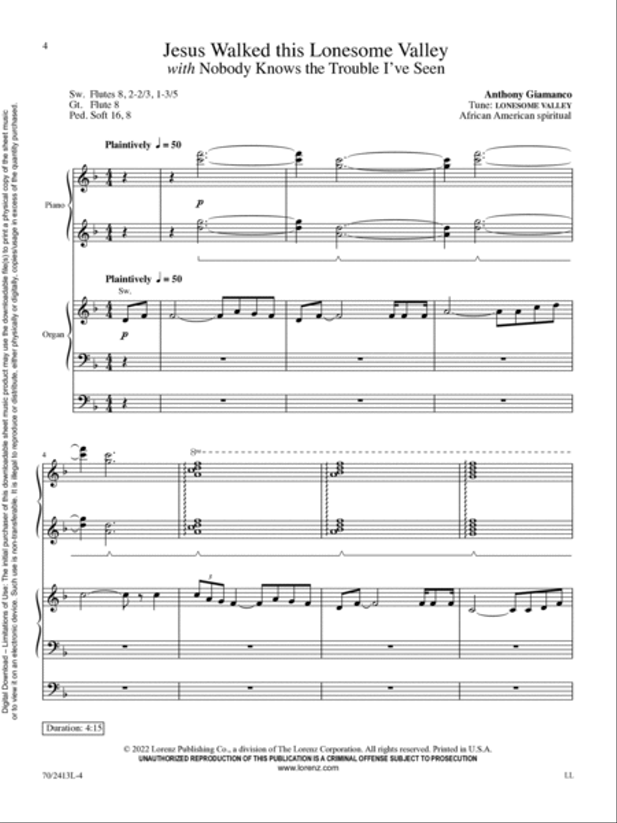 From Lent to Ascension From Lent to Ascension Organ scores gallery preview page 4