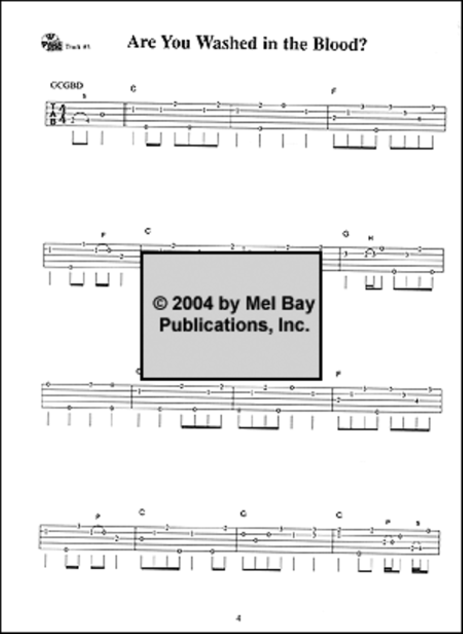 Favorite Gospel Tunes for Banjo 5-String Banjo scores gallery preview page 5