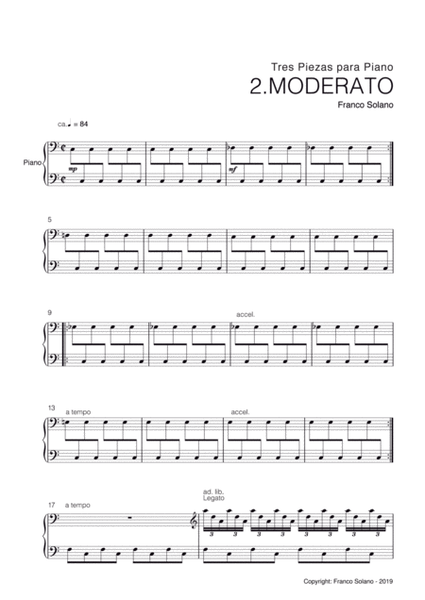 Moderato for piano image number null