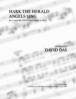 Book cover for Hark the Herald Angels Sing (SSAA a cappella)