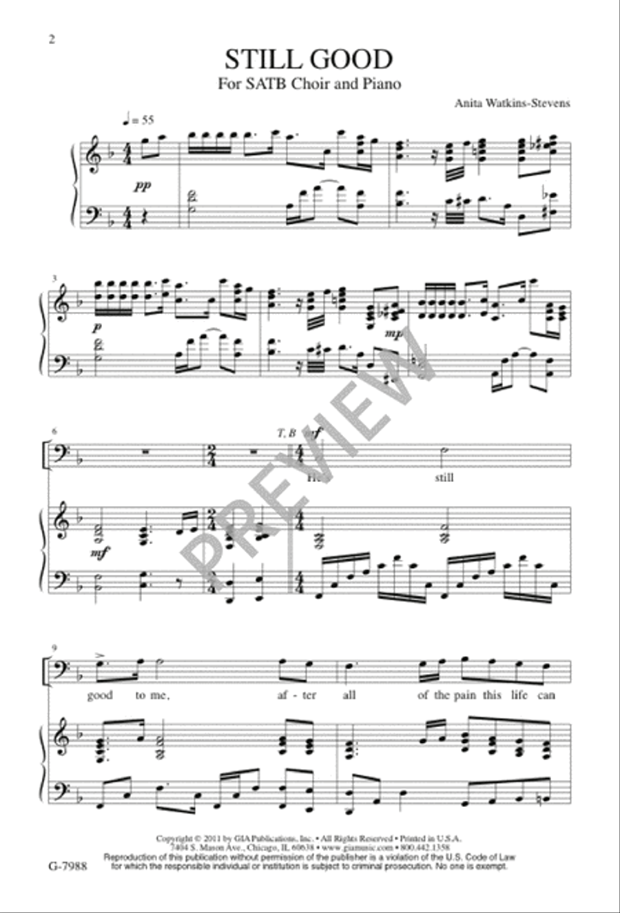 Still Good 4-Part scores gallery preview page 2