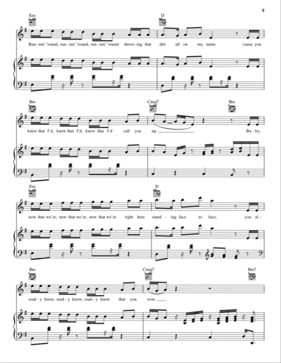 Attention Attention A Cappella scores gallery preview page 5