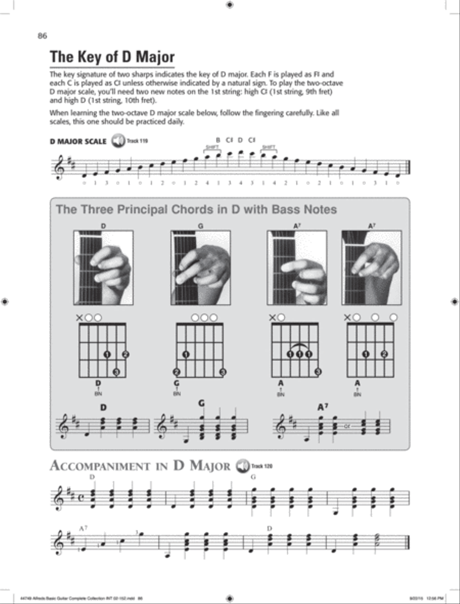 Alfred's Basic Guitar Method, Complete Easy Guitar scores gallery preview page 16