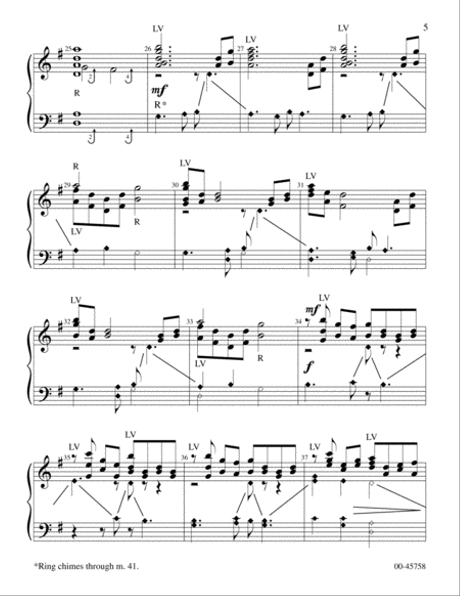 Suo Gan Handbell Choir scores gallery preview page 5