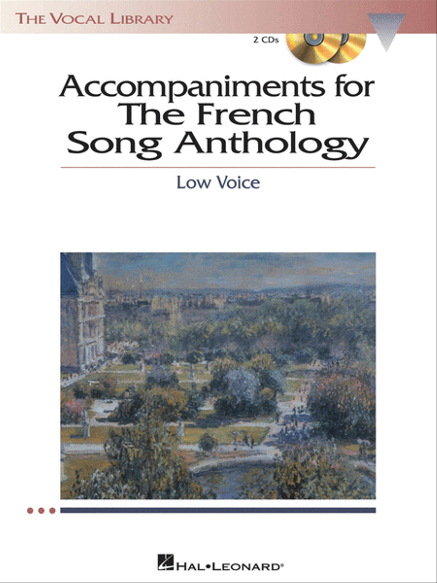The French Song Anthology – Accompaniment CDs Low Voice scores gallery preview page 1