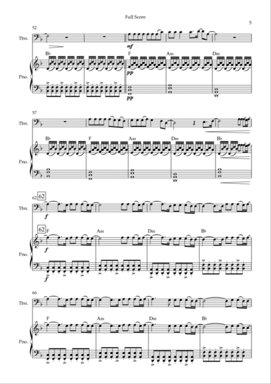 You Say Piano scores gallery preview page 5