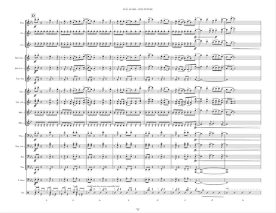 Odd Future Odd Future Marching Band scores gallery preview page 5