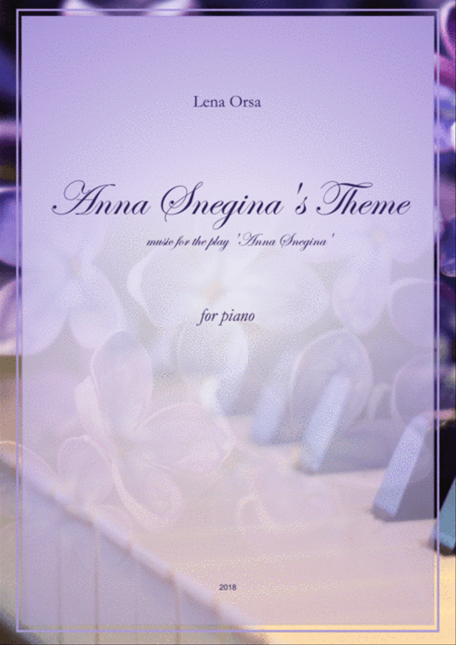 Anna Snegina's Theme Anna Snegina's Theme Easy Piano scores gallery preview page 1