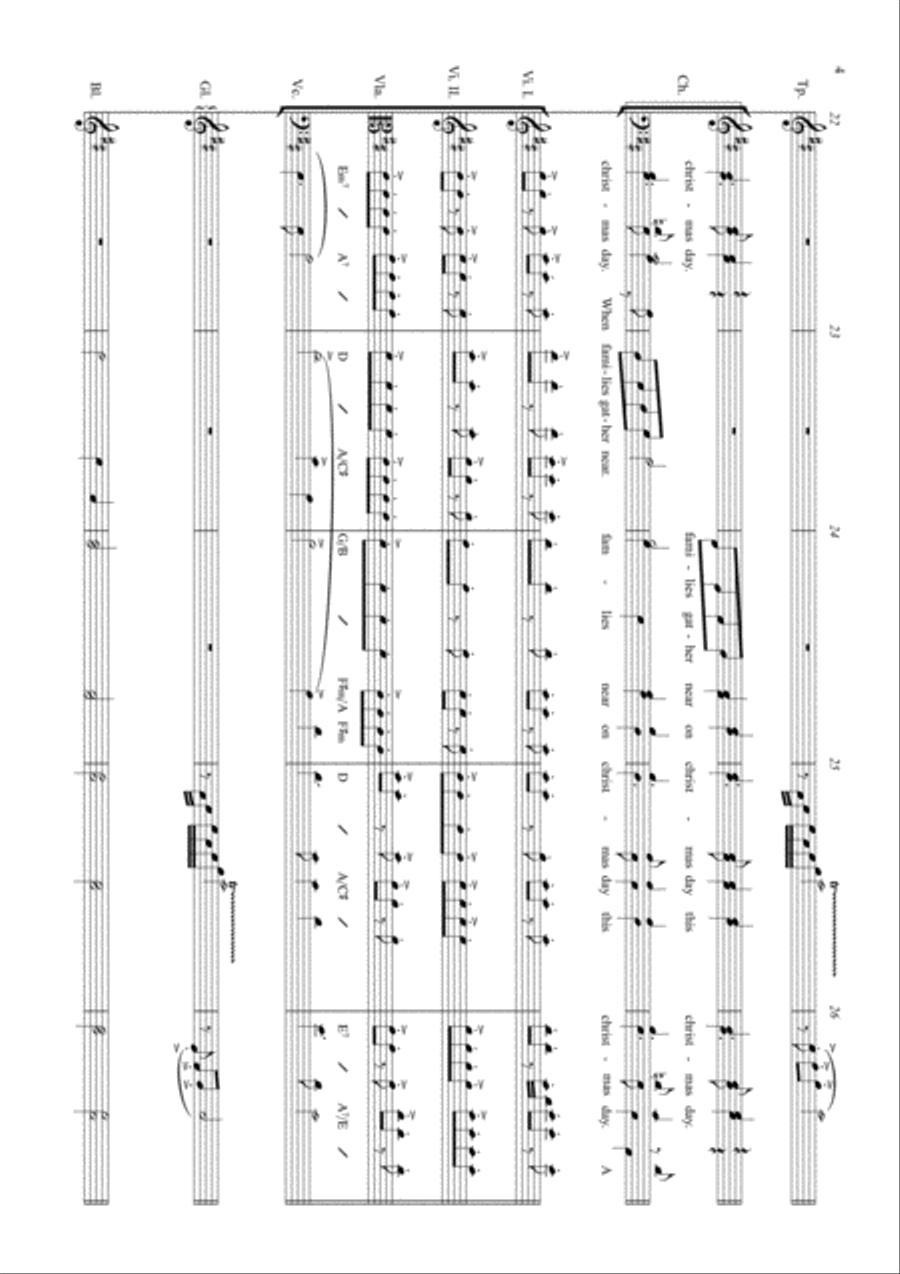 CHRISTMAS IS HERE for Chorus & Orchestra Choir scores gallery preview page 5